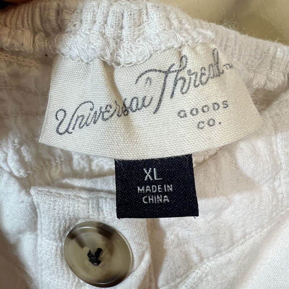 Universal Thread White Button-Down Dress - Picture 4 of 7
